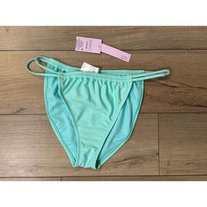 Wild Fable Women's Mint Green High Leg Bikini Bottom Sz: L 12/14 NWT Swim
